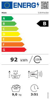 Miele warmtepompdroger TQ 1000 WP Nova Edition - 9KG