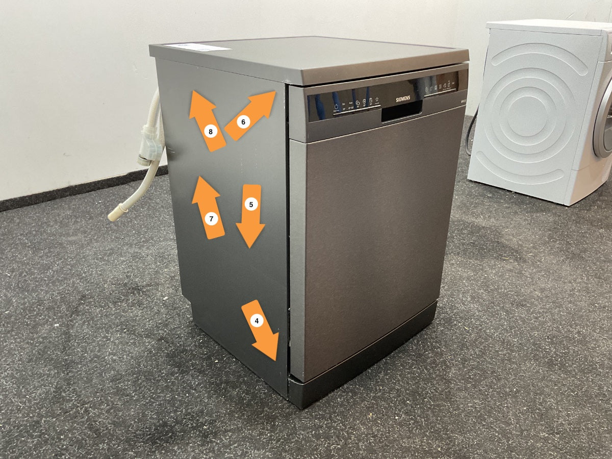 Siemens vaatwasser SN23EC14CE - Zwart RVS