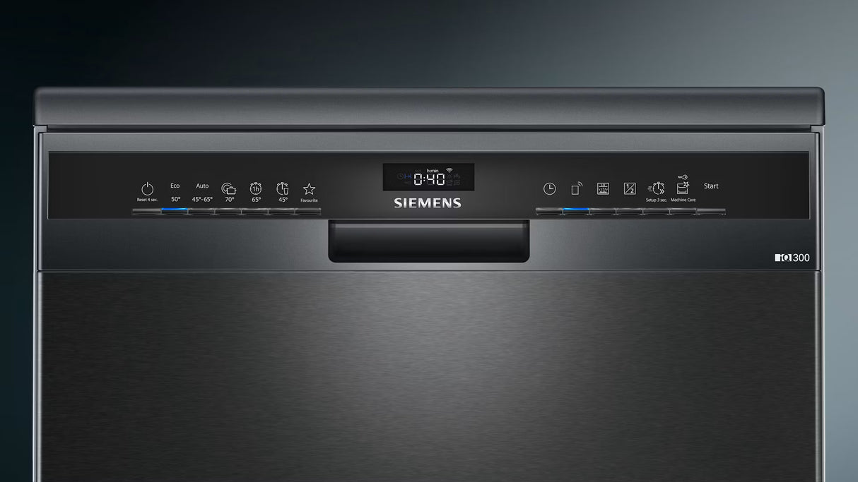 Siemens vaatwasser SN23EC14CE - Zwart RVS
