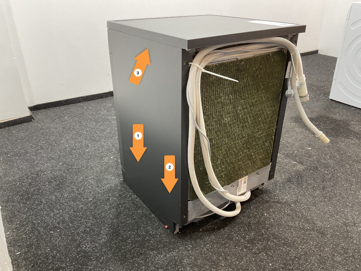 Siemens vaatwasser SN23EC14CE - Zwart RVS