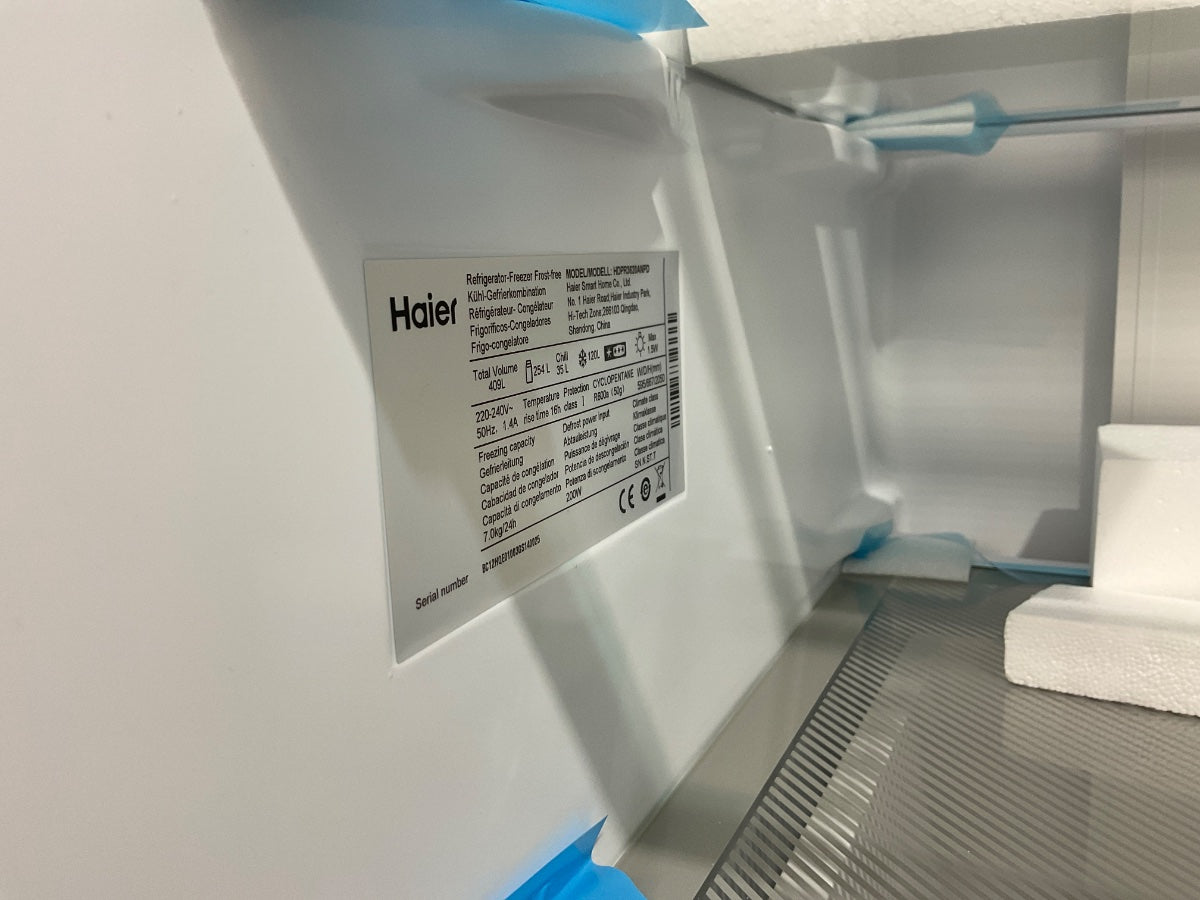 Haier koelkast HDPR3620ANPD - Donker RVS