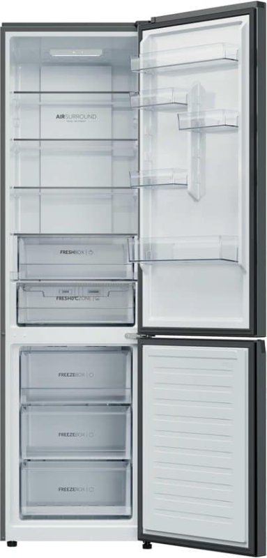 Haier koelkast HDPR3620ANPD - Donker RVS