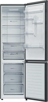 Haier koelkast HDPR3620ANPD - Donker RVS
