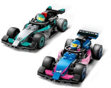 LEGO City F1 garage met Mercedes-AMG en Alpine auto's - 60444