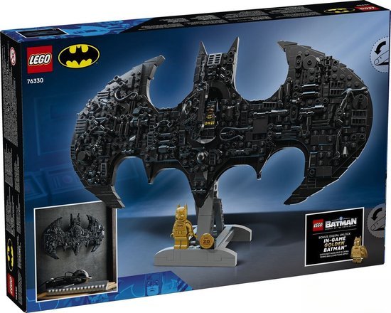 LEGO DC Batman: Batman Logo Superhelden Bouwpakket voor Kinderen en Kinderkamer Decoratie 76330