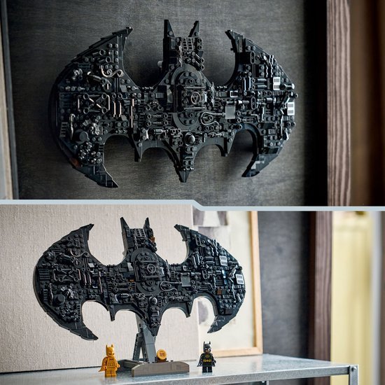 LEGO DC Batman: Batman Logo Superhelden Bouwpakket voor Kinderen en Kinderkamer Decoratie 76330