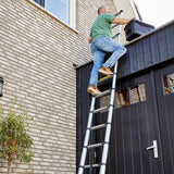 ALDORR Home - Telescoopladder 3,20 meter - met Stabilisatievoet en Soft closing