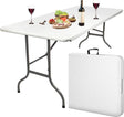 MaxxGarden Vouwtafel PRO - Opvouwbare Kampeer Tafel - Weersbestendig - 180 x 74 x 74cm- Wit