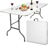 MaxxGarden Vouwtafel PRO - Opvouwbare Kampeer Tafel - Weersbestendig - 180 x 74 x 74cm- Wit