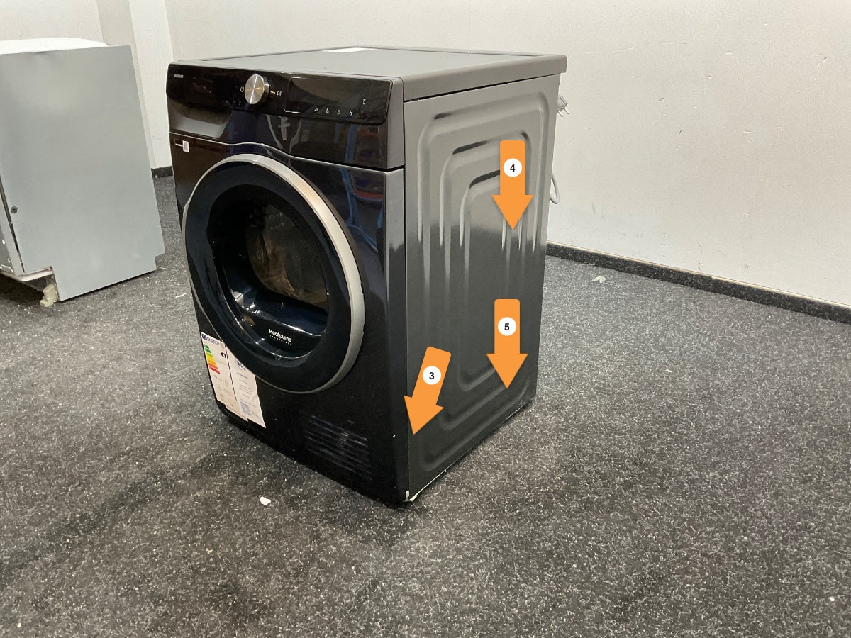 Samsung warmtepompdroger DV90DG52A0ABEN - Zwart - NL/FR