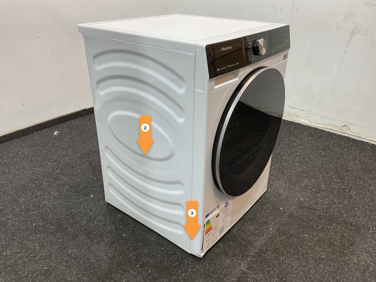 Hisense warmtepompdroger DH5S102BW - 5S Serie - 10kg