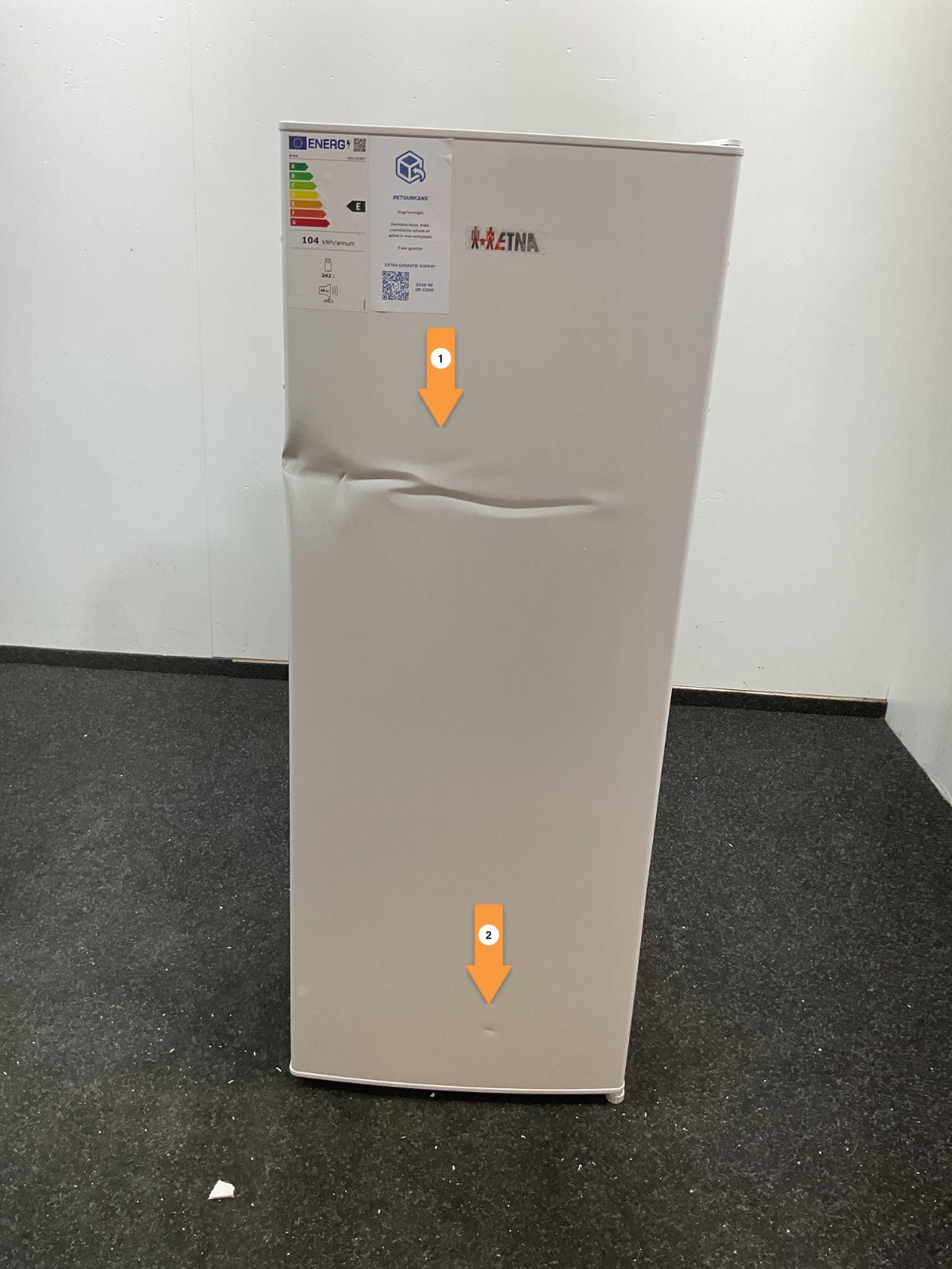 ETNA koelkast KKV143WIT - vrijstaand - Wit