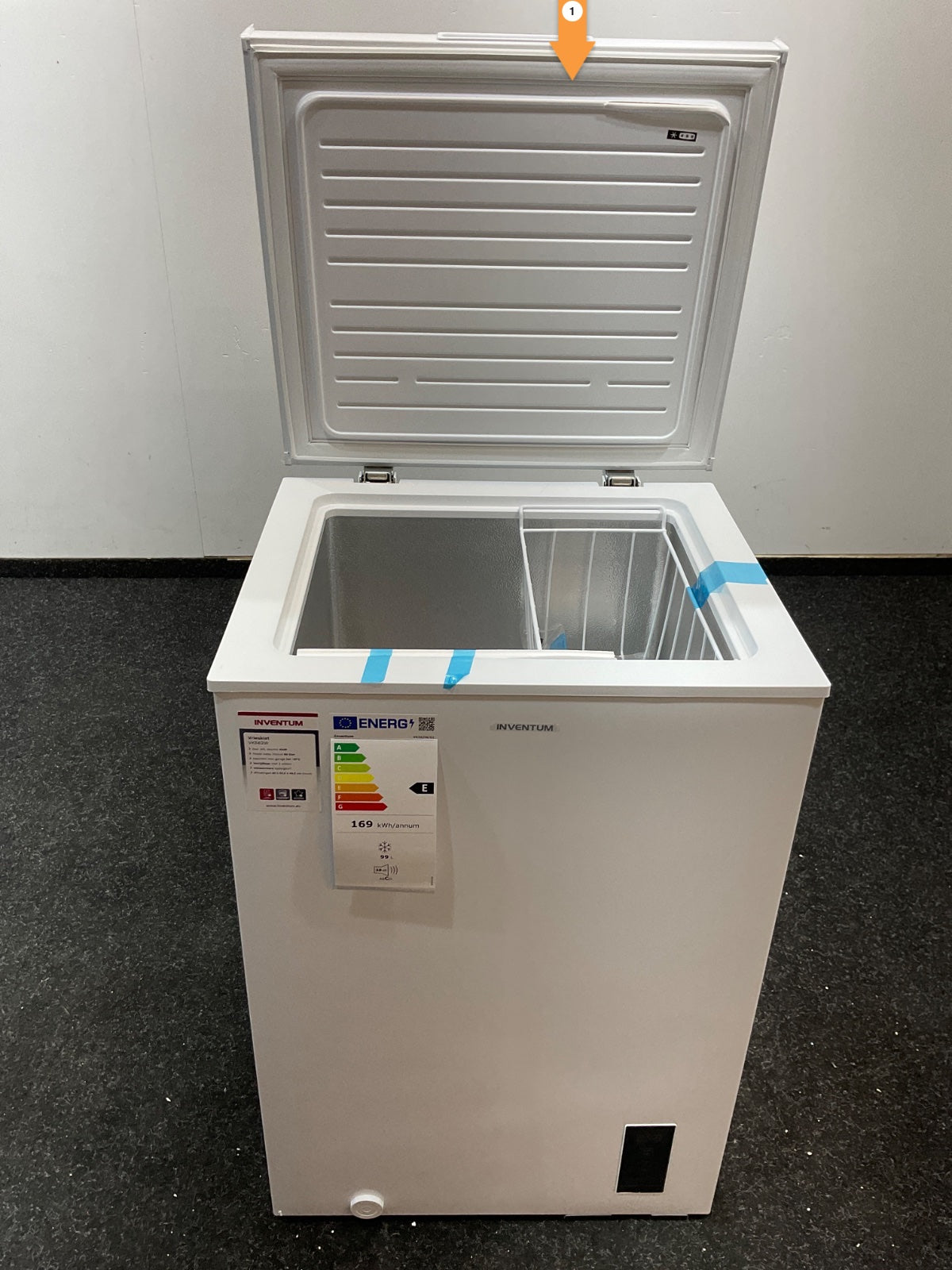 Inventum vrieskist VK562W - tot -15 - Wit