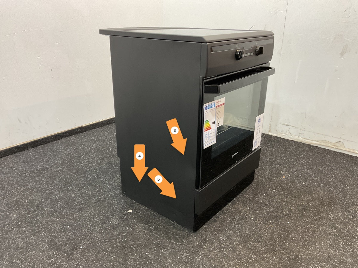 Inventum inductie fornuis VFI6042ZWA - Zwart