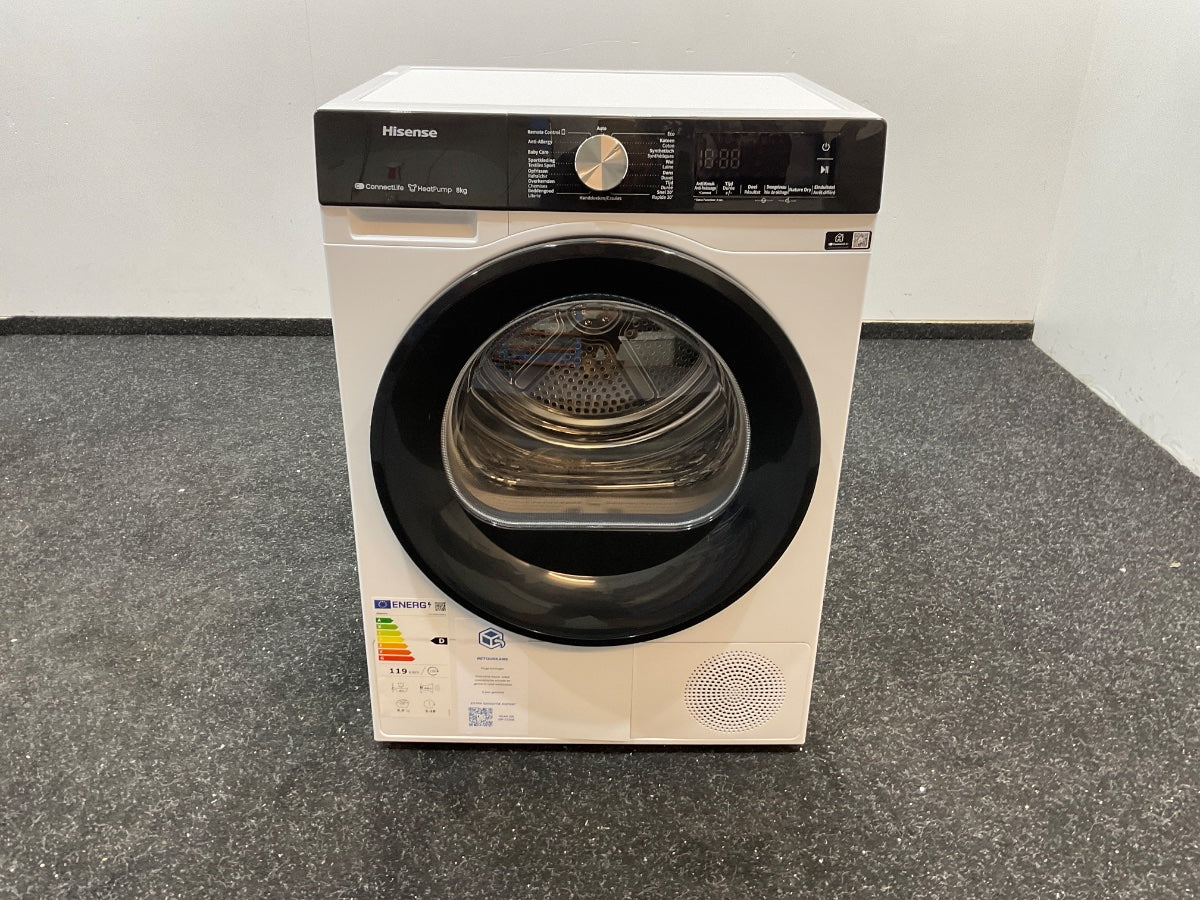 Hisense warmtepompdroger DH3S802BW2 - 3S Serie