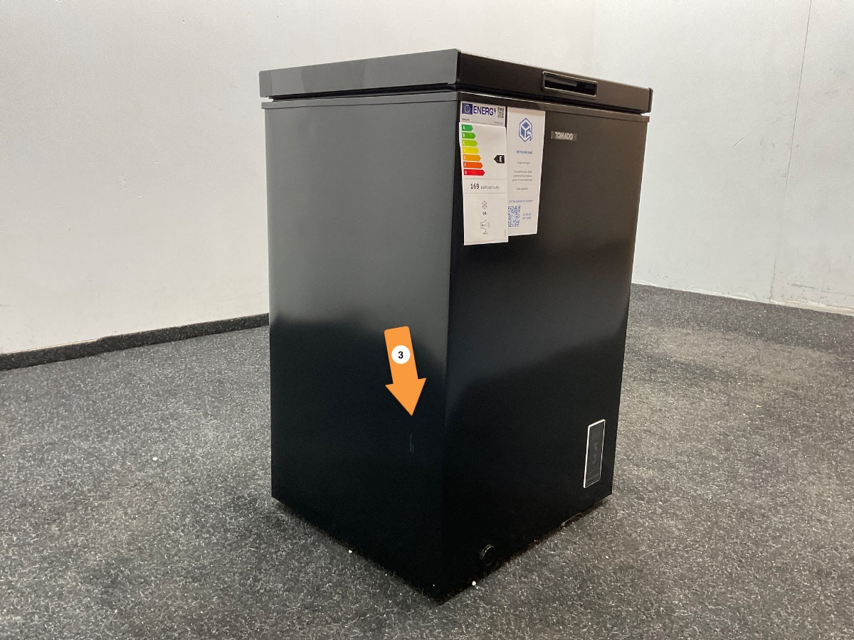 Tomado vrieskist TCF0991B - 99 liter - Zwart