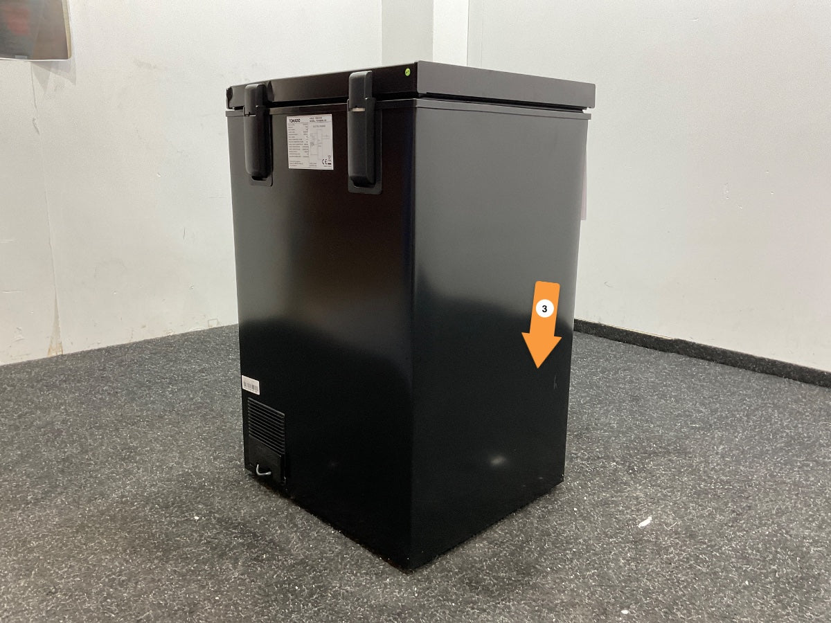 Tomado vrieskist TCF0991B - 99 liter - Zwart