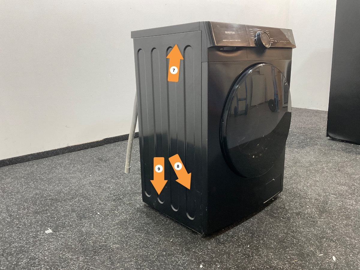 Inventum wasmachine VWM8010B - Zwart