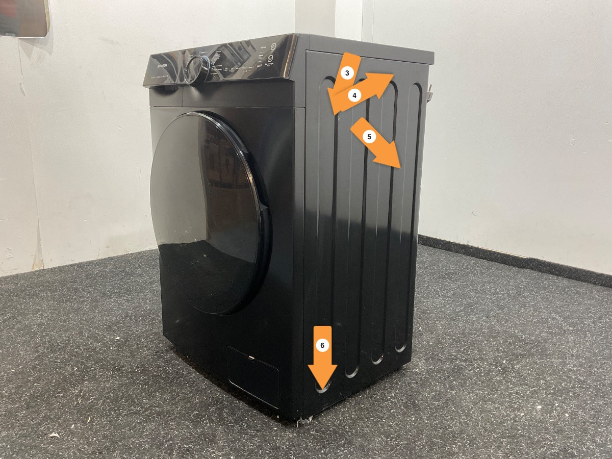Inventum wasmachine VWM8010B - Zwart