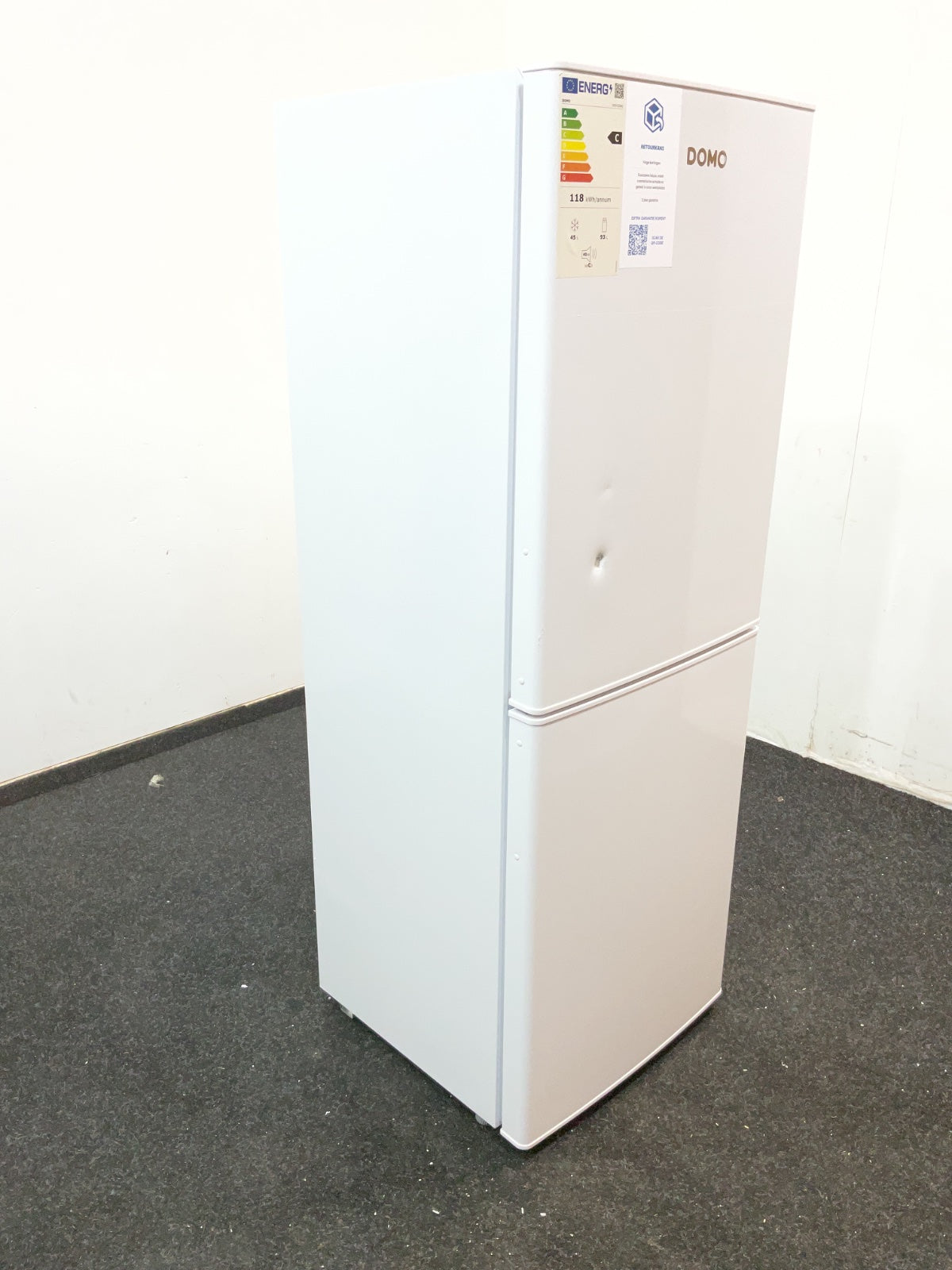 DOMO koelkast DO91304C - 138L - Wit 143CM