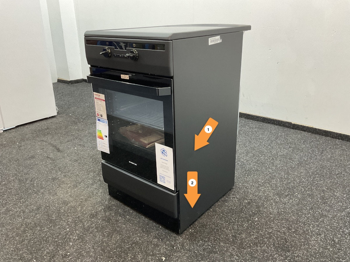 Inventum inductie fornuis VFI5042ZWA - Zwart