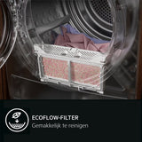 AEG warmtepompdroger TR958H4B EcoLine - 9000 serie 
