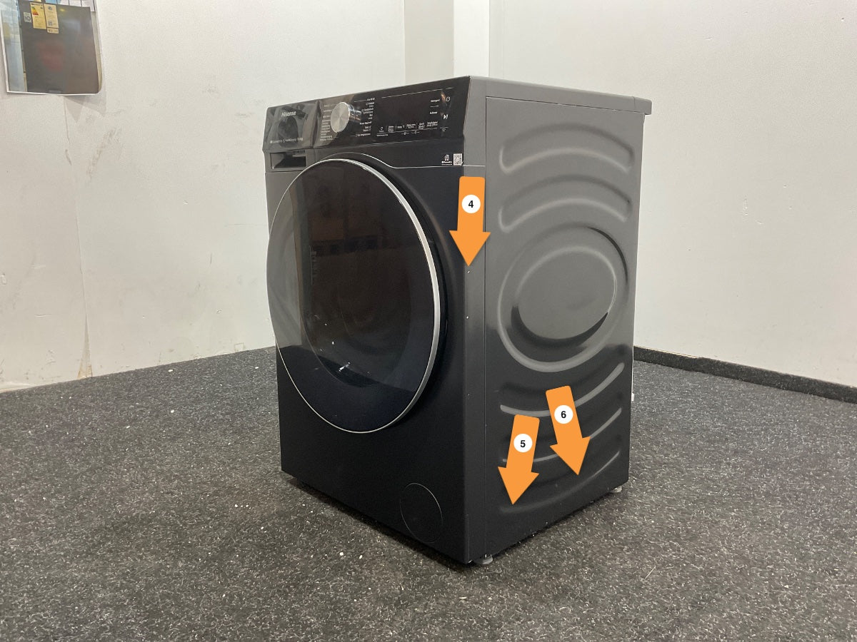 Hisense wasmachine 5S Serie WF5S1045BB - Zwart