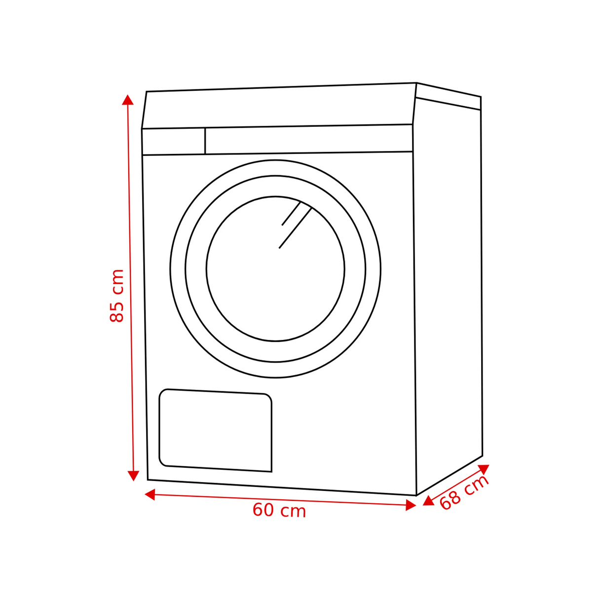 Koenic warmtepompdroger KTD 9336 C - 9 kg - Wit