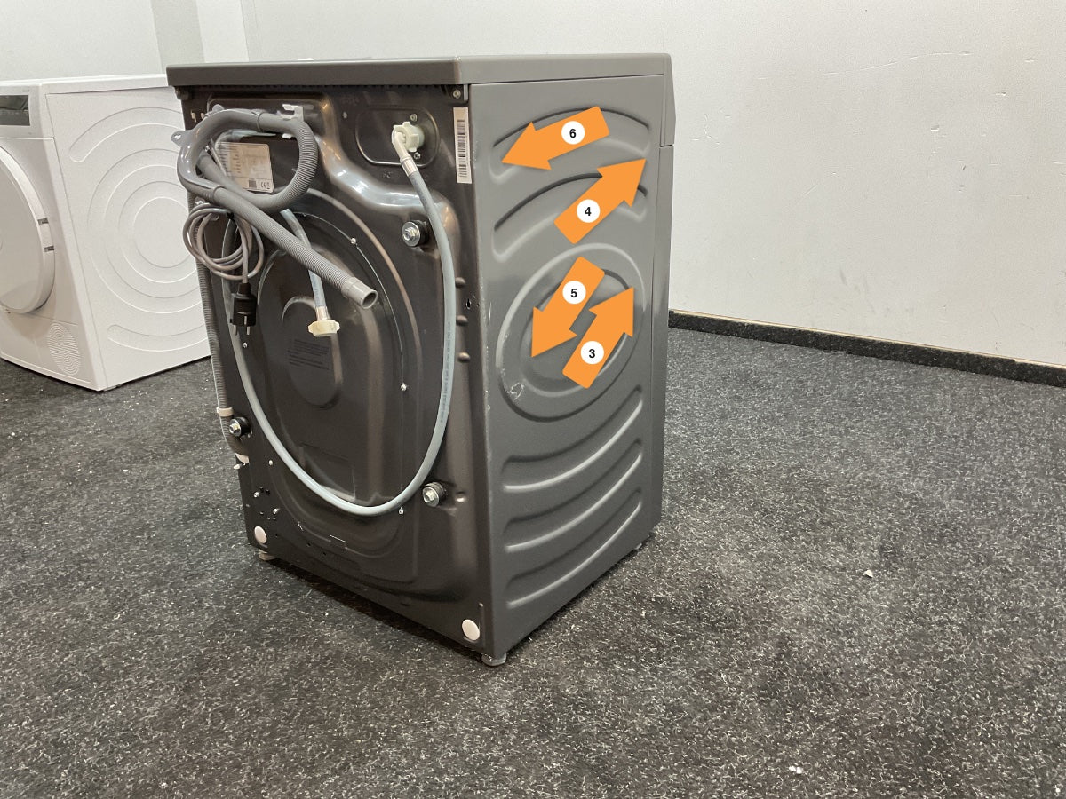 Everglades wasmachine EVWM91412AG - Titanium Grijs