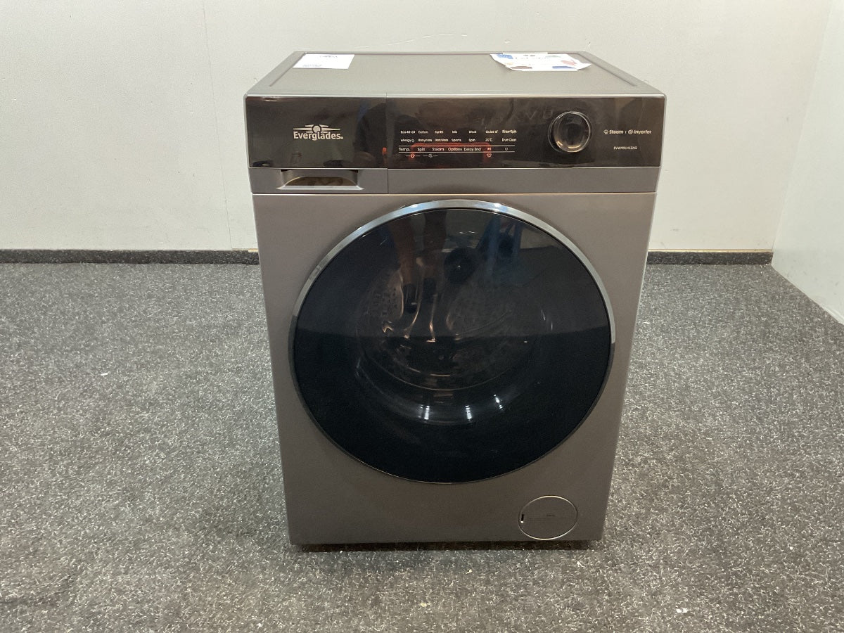 Everglades wasmachine EVWM91412AG - Titanium Grijs