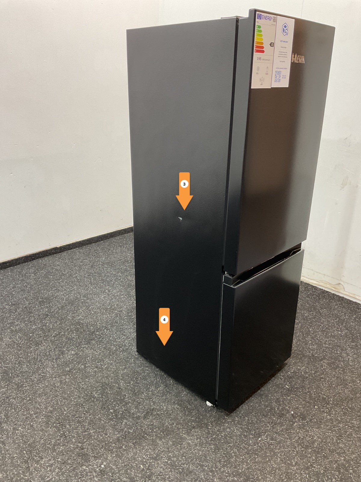 ETNA koelkast KCV143ZWA - Zwart 
