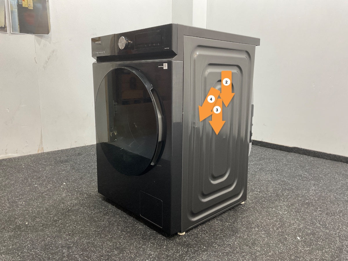 Samsung wasmachine WW11DB7B94GBU3 Bespoke - Zwart