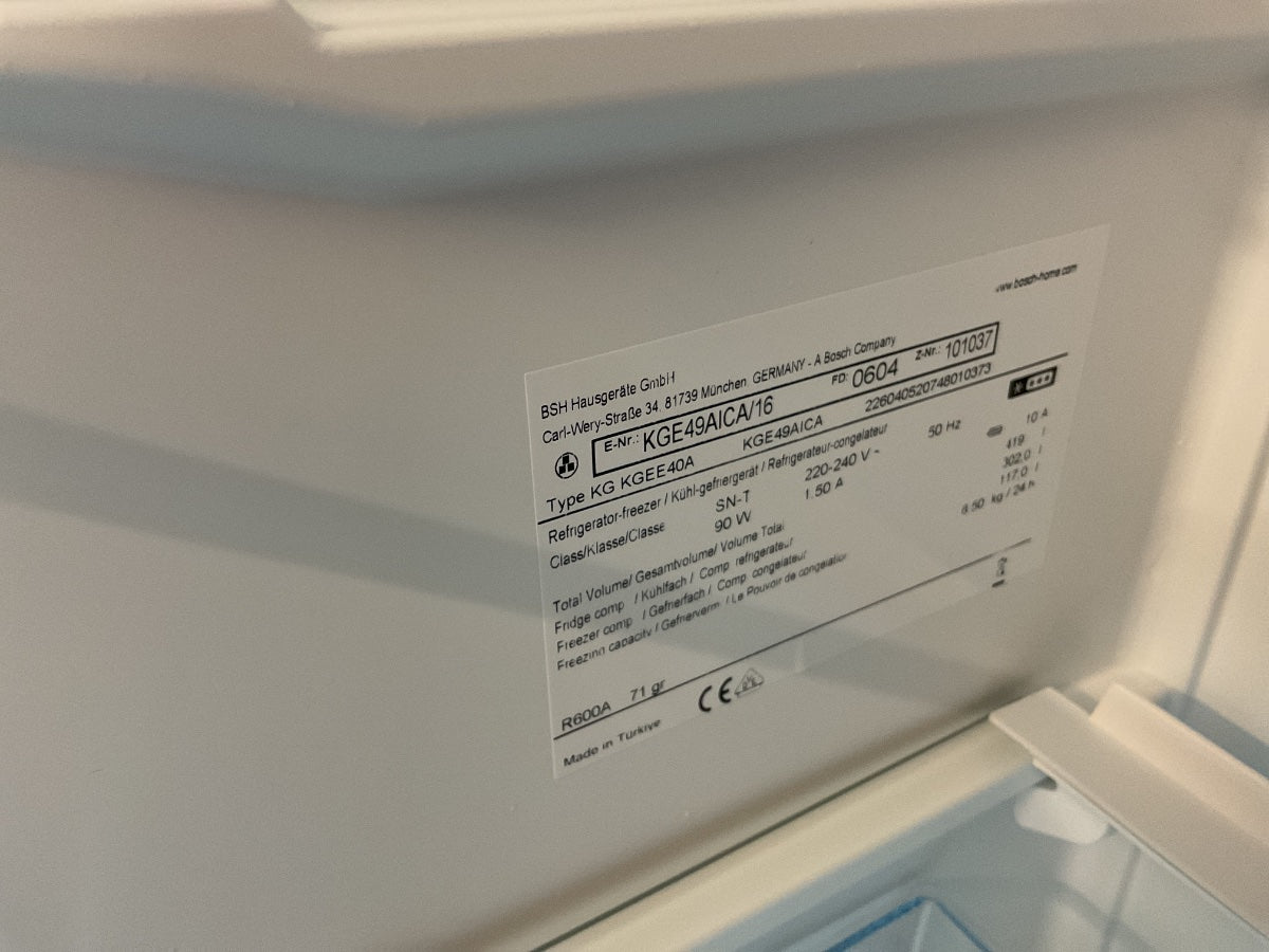 Bosch koelkast KGE49AICA - vrijstaand - RVS