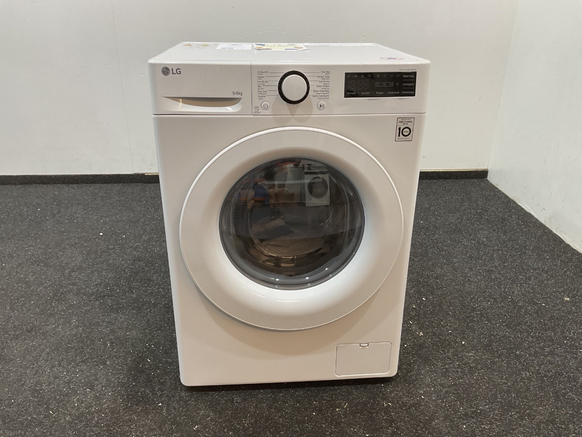 LG was-droogcombinatie F4DR3096N3W - Wit