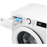 LG was-droogcombinatie F4DR3096N3W - Wit