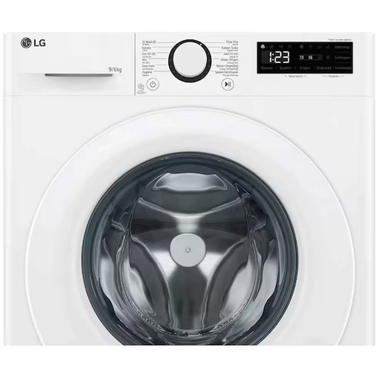 LG was-droogcombinatie F4DR3096N3W - Wit