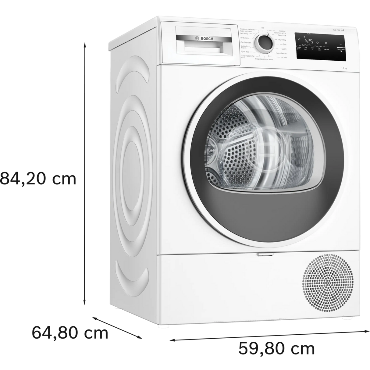 Bosch warmtepompdroger WTH8520LNL/10 - 8 kg