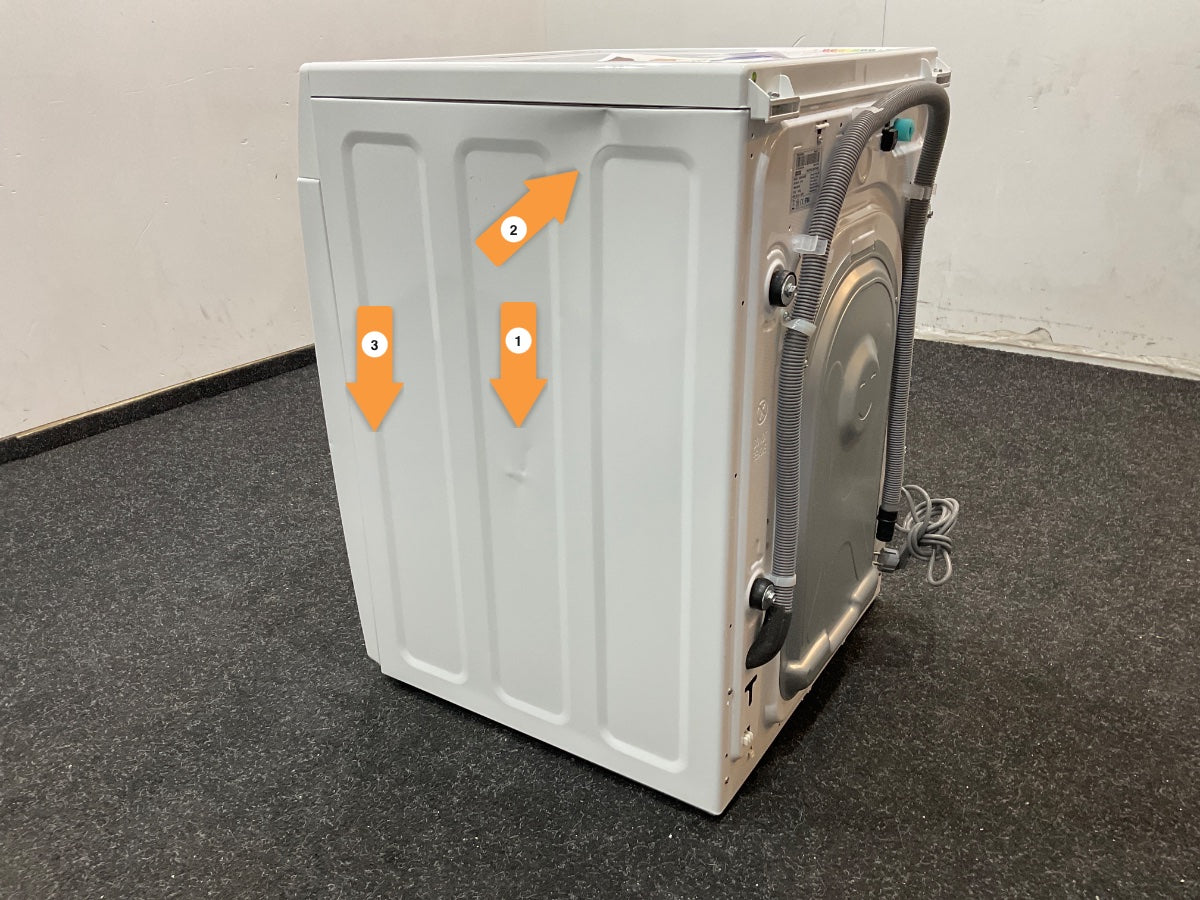 Samsung was-droogcombinatie WD80TA049BE - Wit
