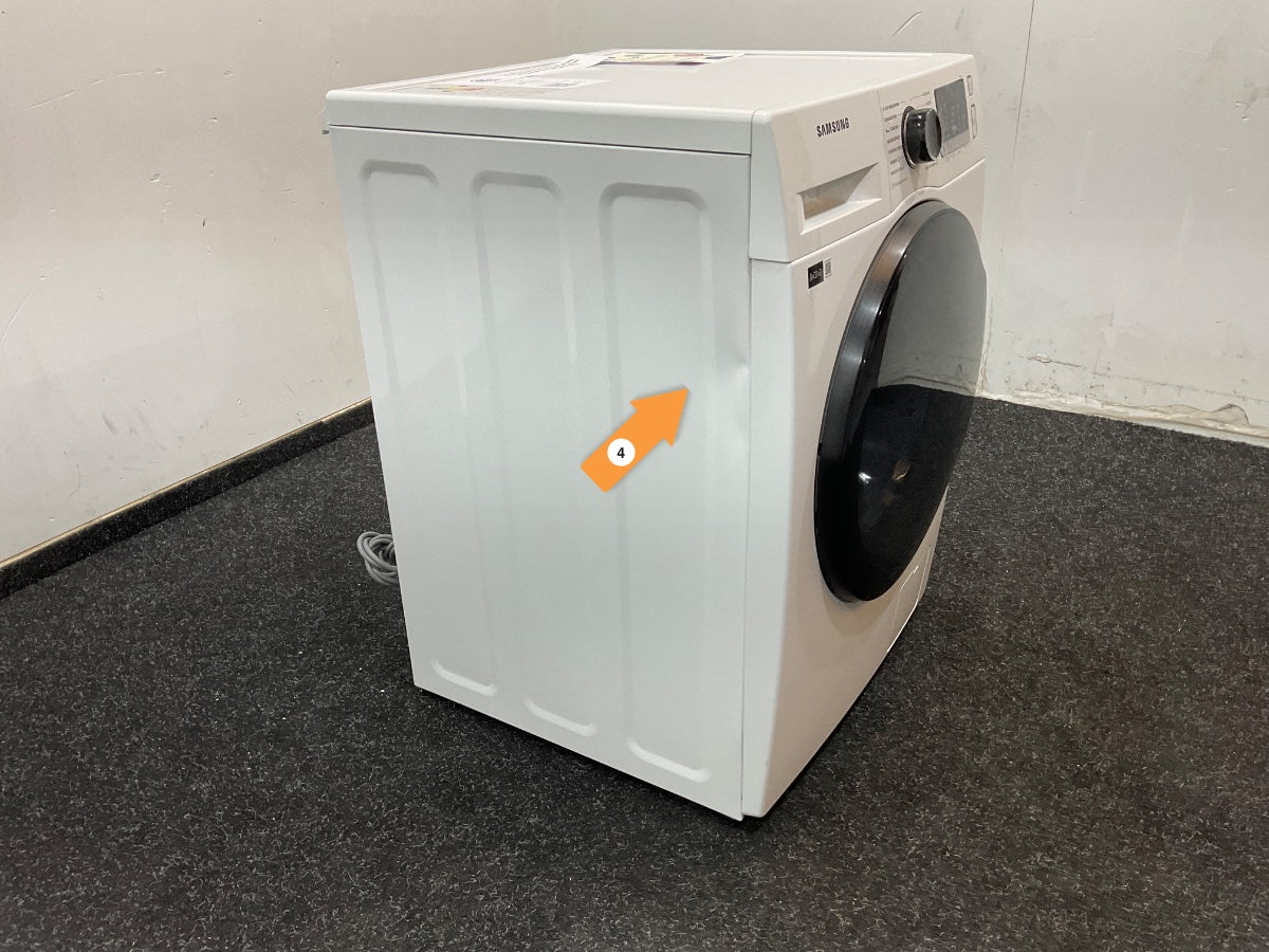 Samsung was-droogcombinatie WD80TA049BE - Wit
