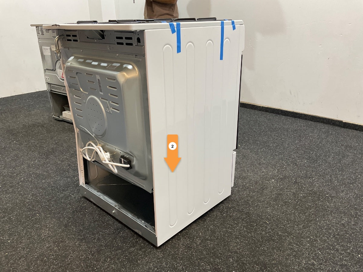 ETNA gasfornuis FGV561WIT - met elektrische oven - Wit