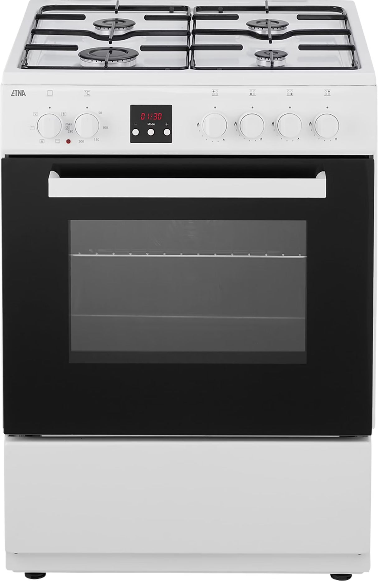 ETNA gasfornuis FGV561WIT - met elektrische oven - Wit