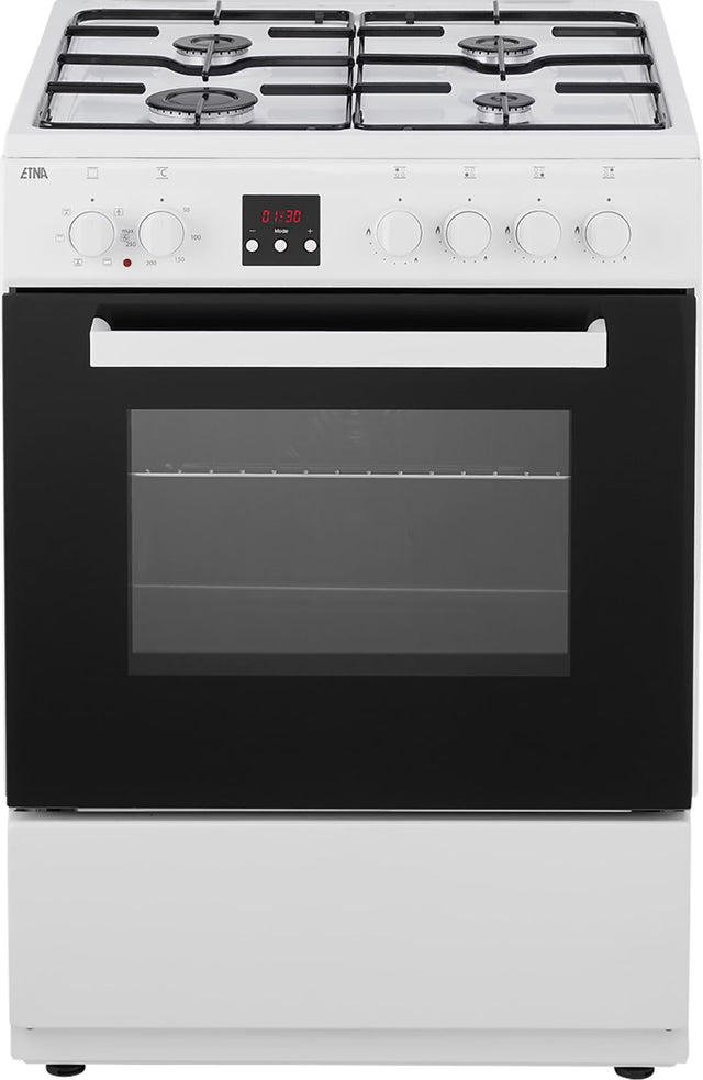 ETNA gasfornuis FGV561WIT - met elektrische oven - Wit