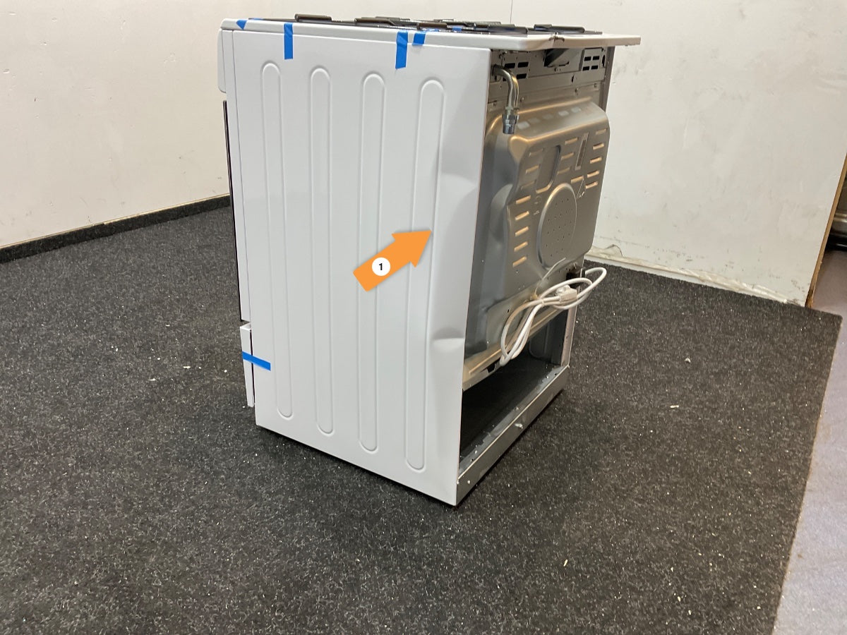 ETNA gasfornuis FGV561WIT - met elektrische oven - Wit
