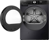 Hisense warmtepompdroger DH3S902BBCC - 9 kg - Zwart