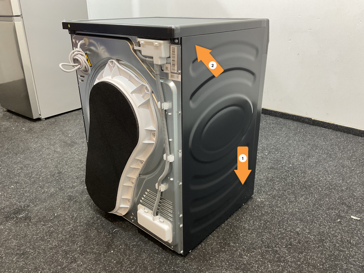Hisense warmtepompdroger DH3S902BBCC - 9 kg - Zwart