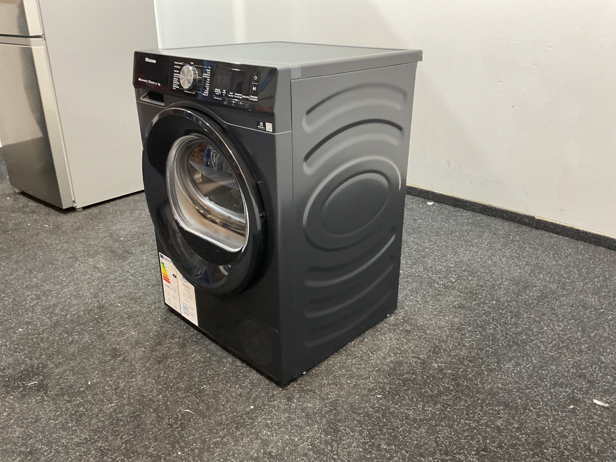 Hisense warmtepompdroger DH3S902BBCC - 9 kg - Zwart