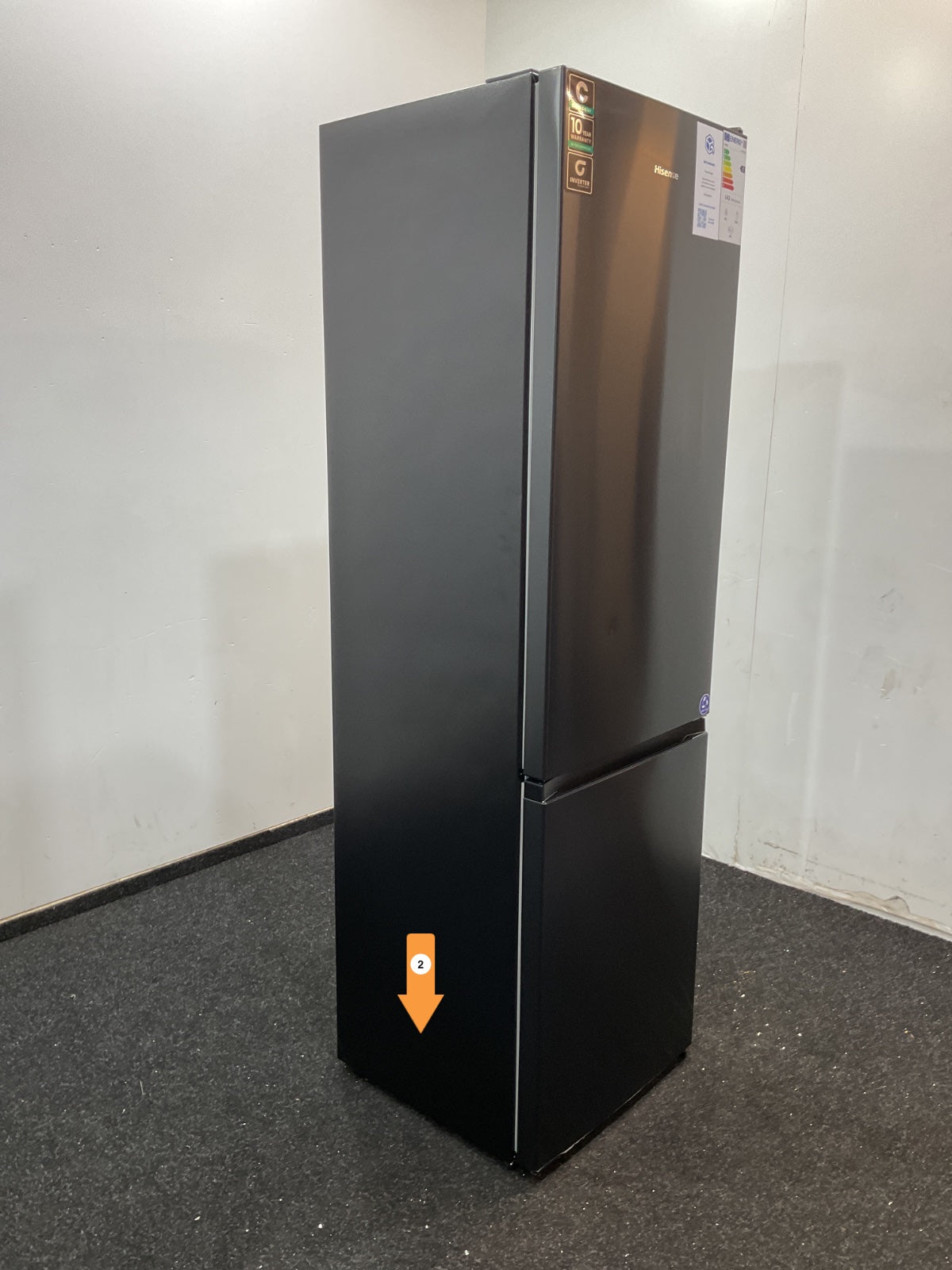Hisense koelkast RB440N4AFC - Zwart 