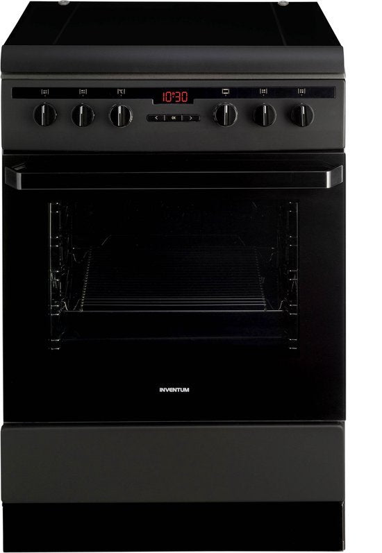 Inventum gasfornuis VFG6034WGZWA - Zwart
