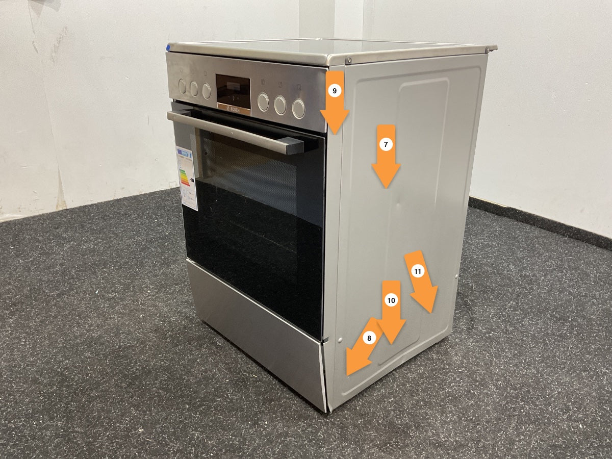 Bosch keramisch fornuis HKR39C250 - RVS