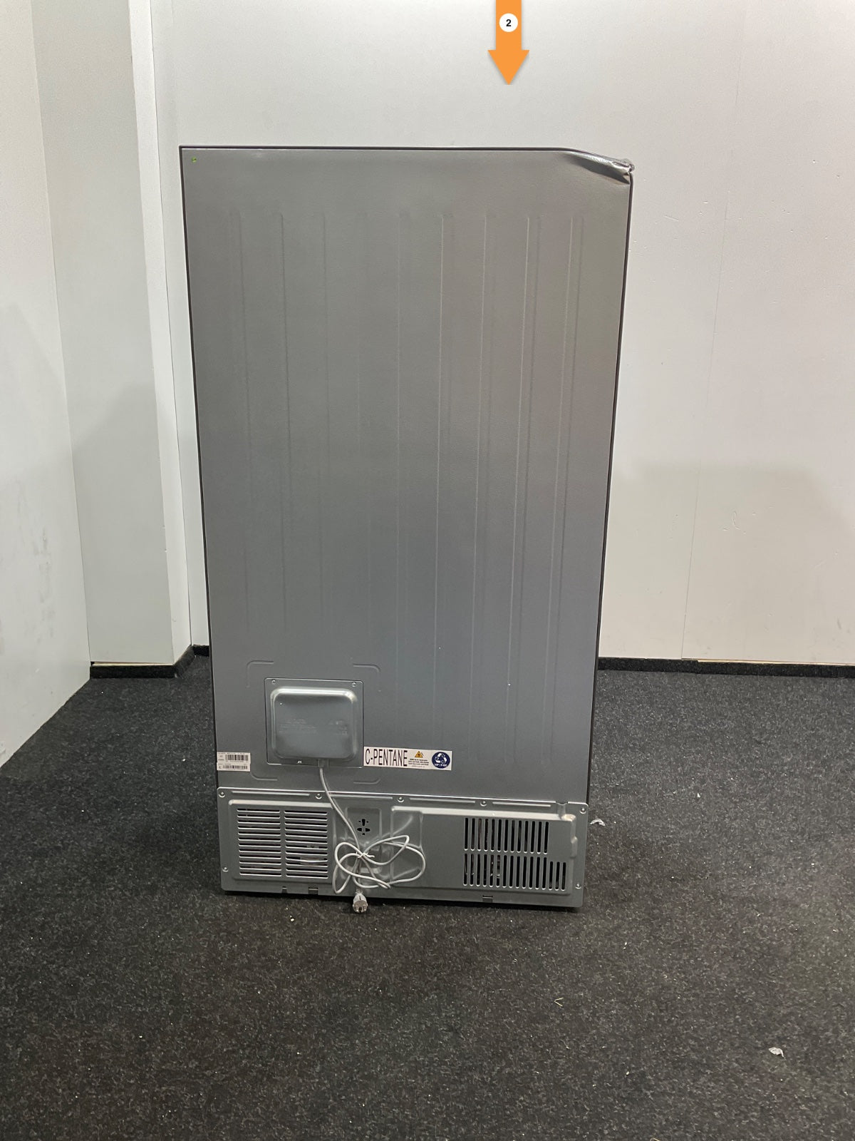 Inventum Amerikaanse koelkast SKV0180B - Zwart